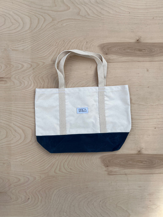 Small Canvas Tote - Blue