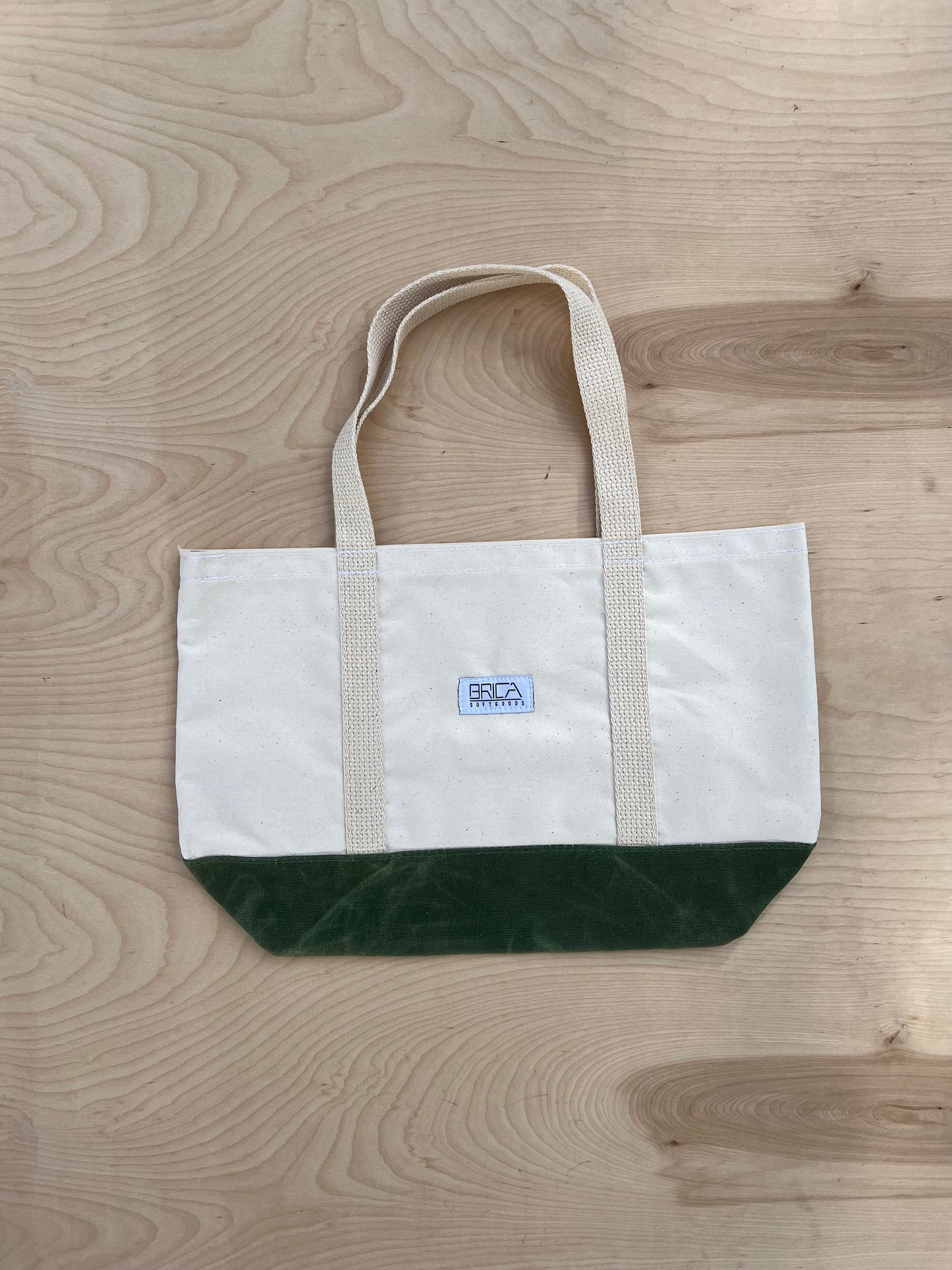 Small Canvas Tote - Green