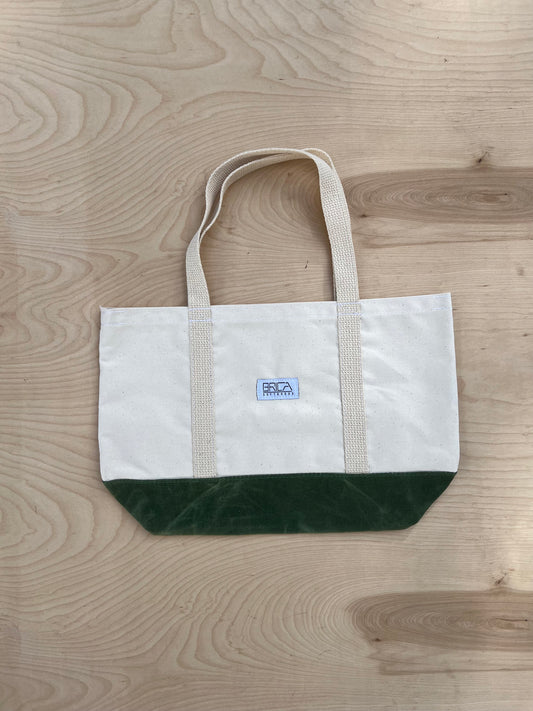 Small Canvas Tote - Green