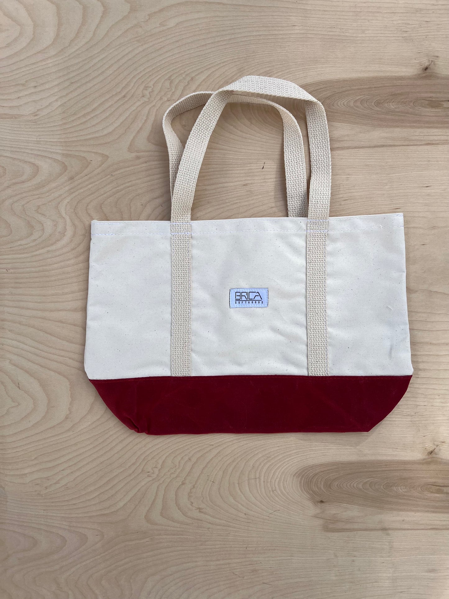 Small Canvas Tote - Red