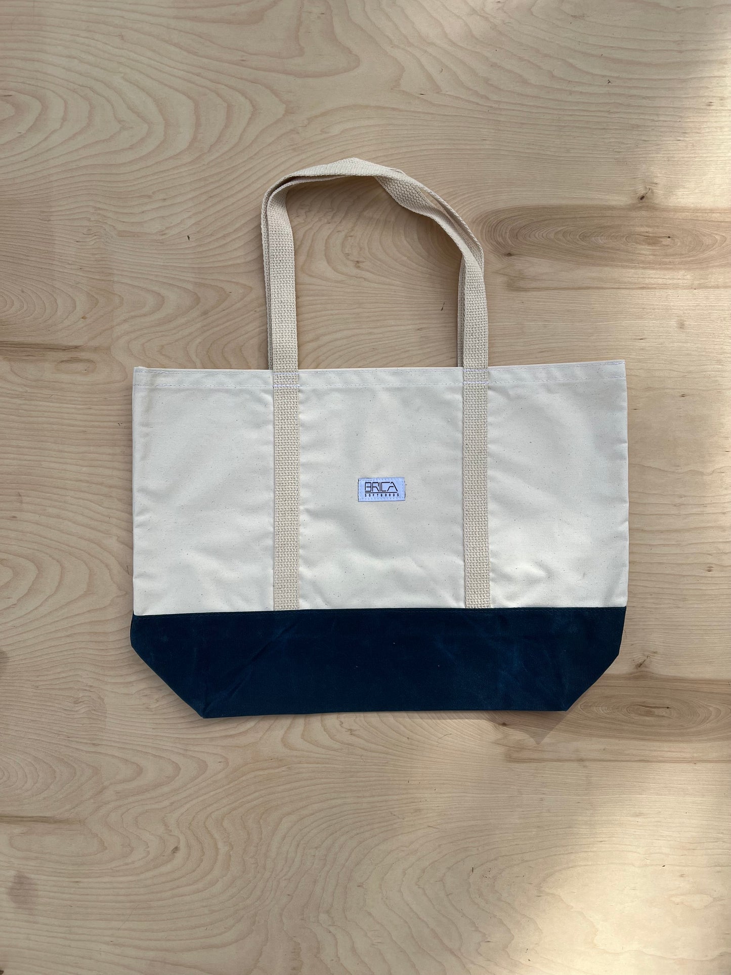 Medium Canvas Tote - Blue